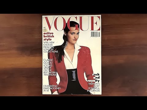 1987 August ASMR Magazine Flip Through: British Vogue w Yasmin Le Bon, Amanda Pays, Boy George