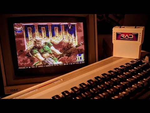 Doom on Commodore 64 - A playable tech demo for the RAD Expansion Unit for C64/C128