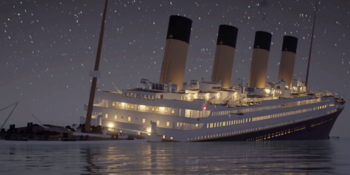 Titanic sinks in REAL TIME • ZWENTNER.com