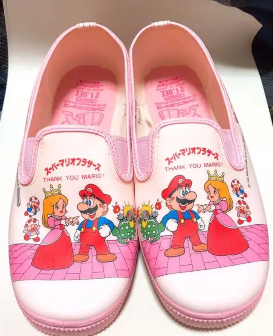 Officially licensed 1986 Super Mario Bros. shoes depicting an original ...