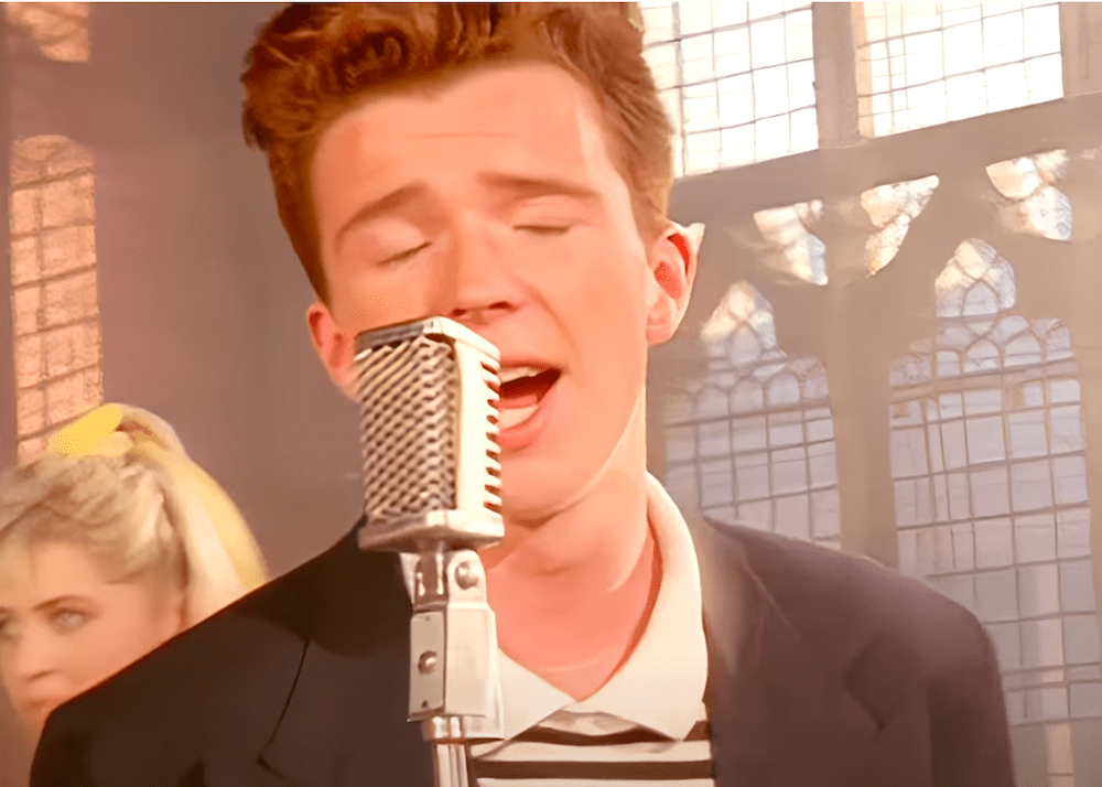 AI has remastered Rick Astley's 'Never Gonna Give You Up' in