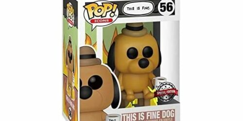 Funko Pop: This is Fine Dog | ZWENTNER.com